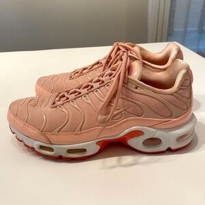 Rare Nike Air Max Plus‎ SE Women's Coral Stardust Sneakers 862201-601 Size 8